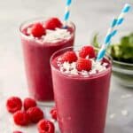 Keto Berry Spinach Smoothie Recipe