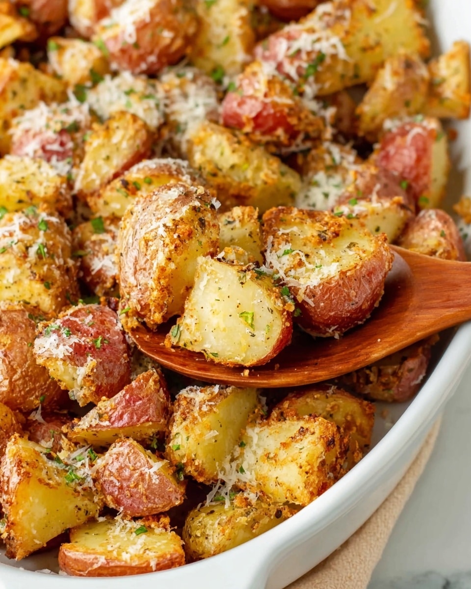 Garlic Parmesan Roasted Potatoes Recipe