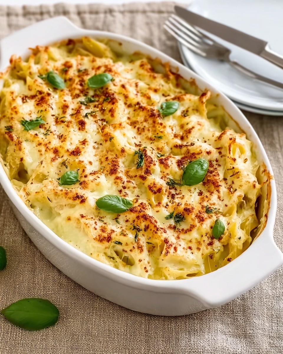 Creamy Chicken Alfredo Casserole Recipe