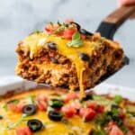 Creamy Mexican Casserole with Beef, Beans, and Cheesy Goodness Recipe