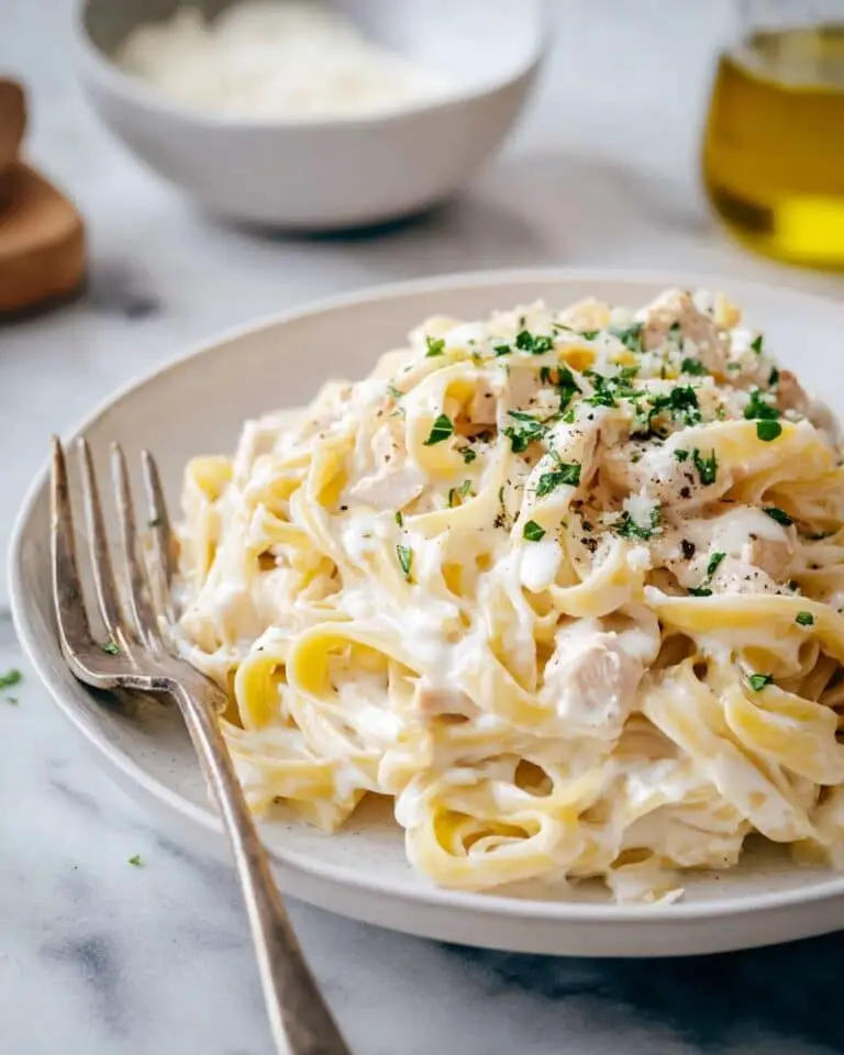 Garlic Parmesan Chicken Pasta Recipe