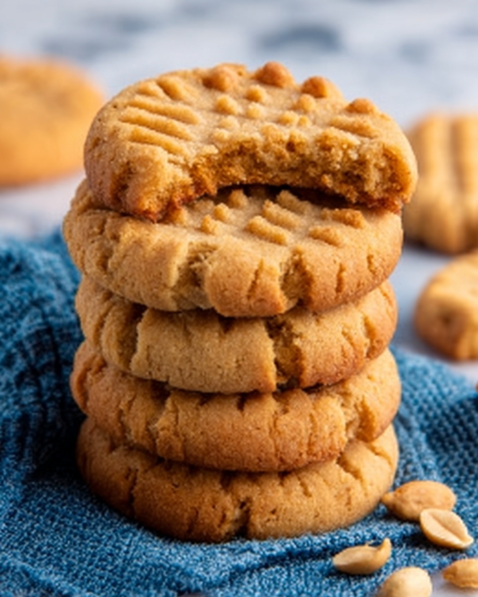 Old-Fashioned Soft and Chewy Peanut Butter Cookies Recipe