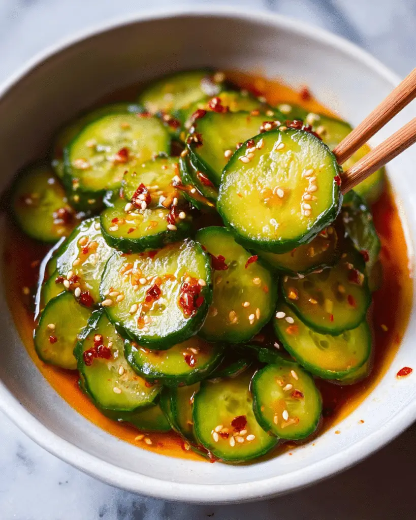 Easy Asian Cucumber Salad Delight Recipe