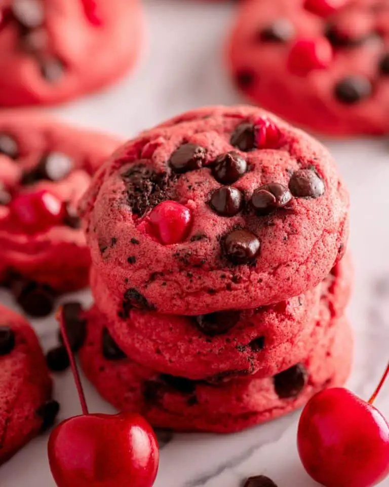 Maraschino Cherry Chocolate Chip Cookies Recipe