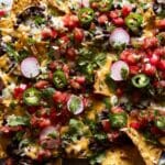 Fully Loaded Black Beans Nachos Recipe