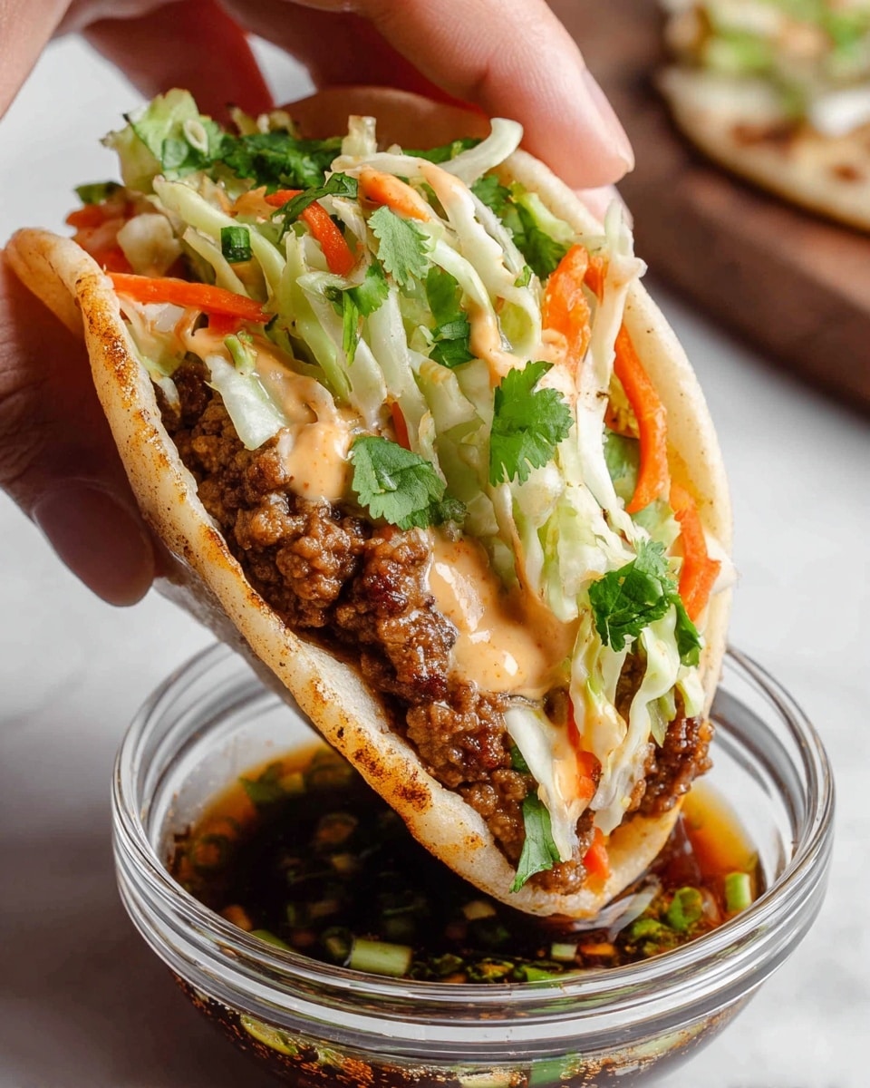 Smash Dumpling Tacos Recipe
