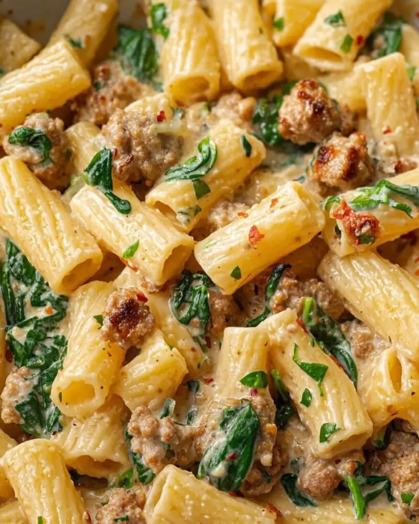 Easy Creamy Italian Sausage Rigatoni Recipe