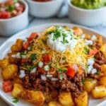 Cheesy Taco Potatoes Recipe