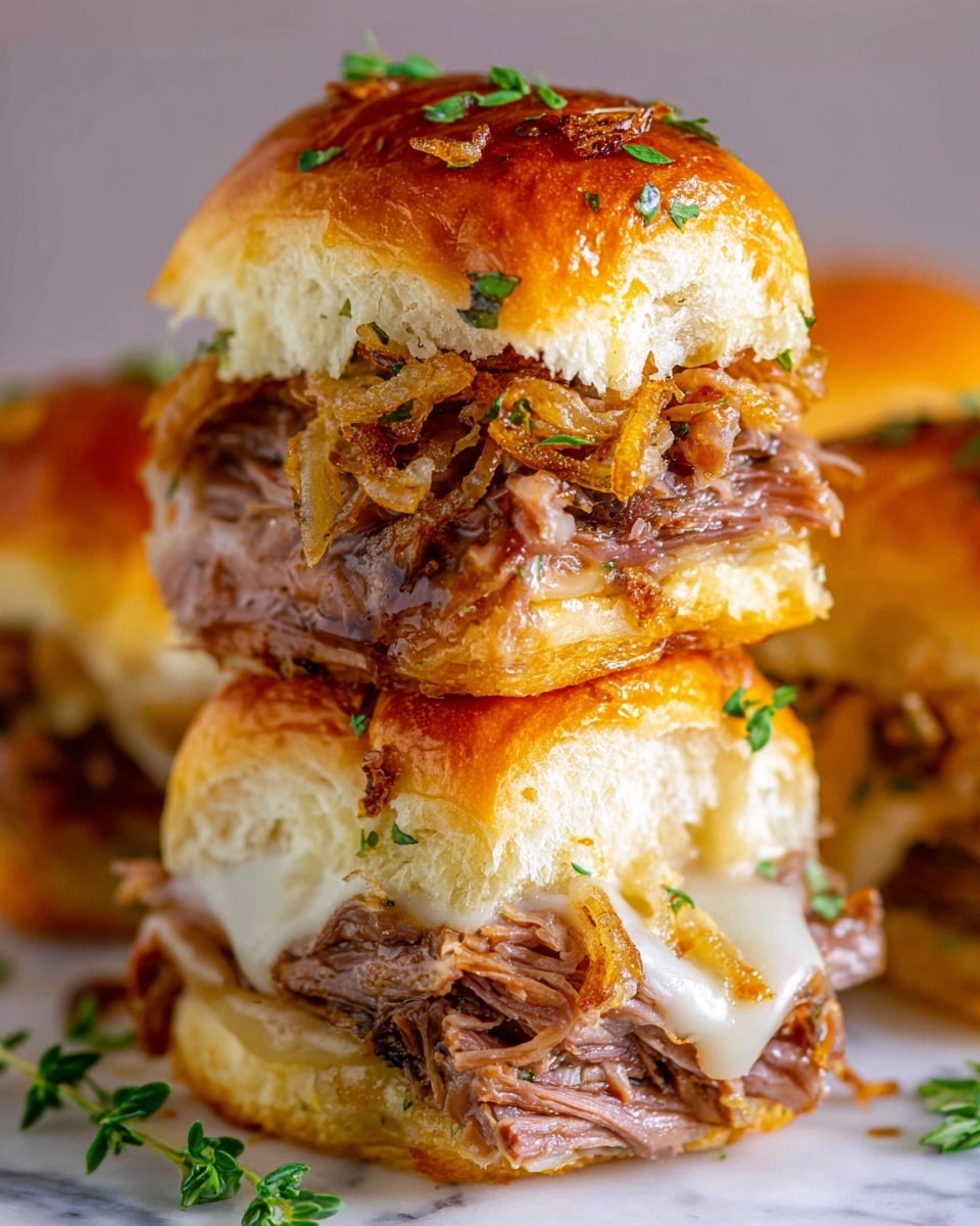 Easy French Dip Sliders Recipe