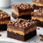 Chocolate & Peanut Butter Crispy Bars Recipe