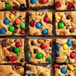 M&M Cookie Bars Recipe