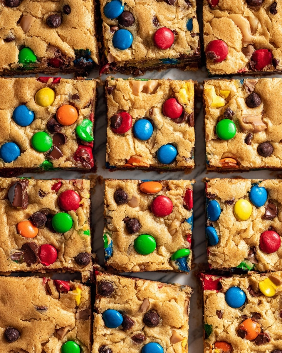 M&M Cookie Bars Recipe