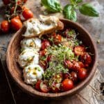 Roasted Garlic Tomato Caprese Recipe