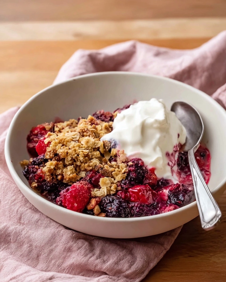 Triple Berry Crisp Recipe