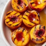 Quick Savory Grilled Peaches Recipe