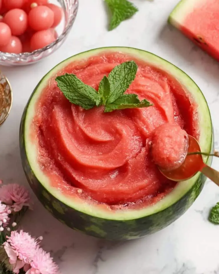 Refreshing Watermelon Sorbet Recipe