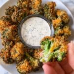 Crispy Baked Cheesy Broccoli Bites Recipe