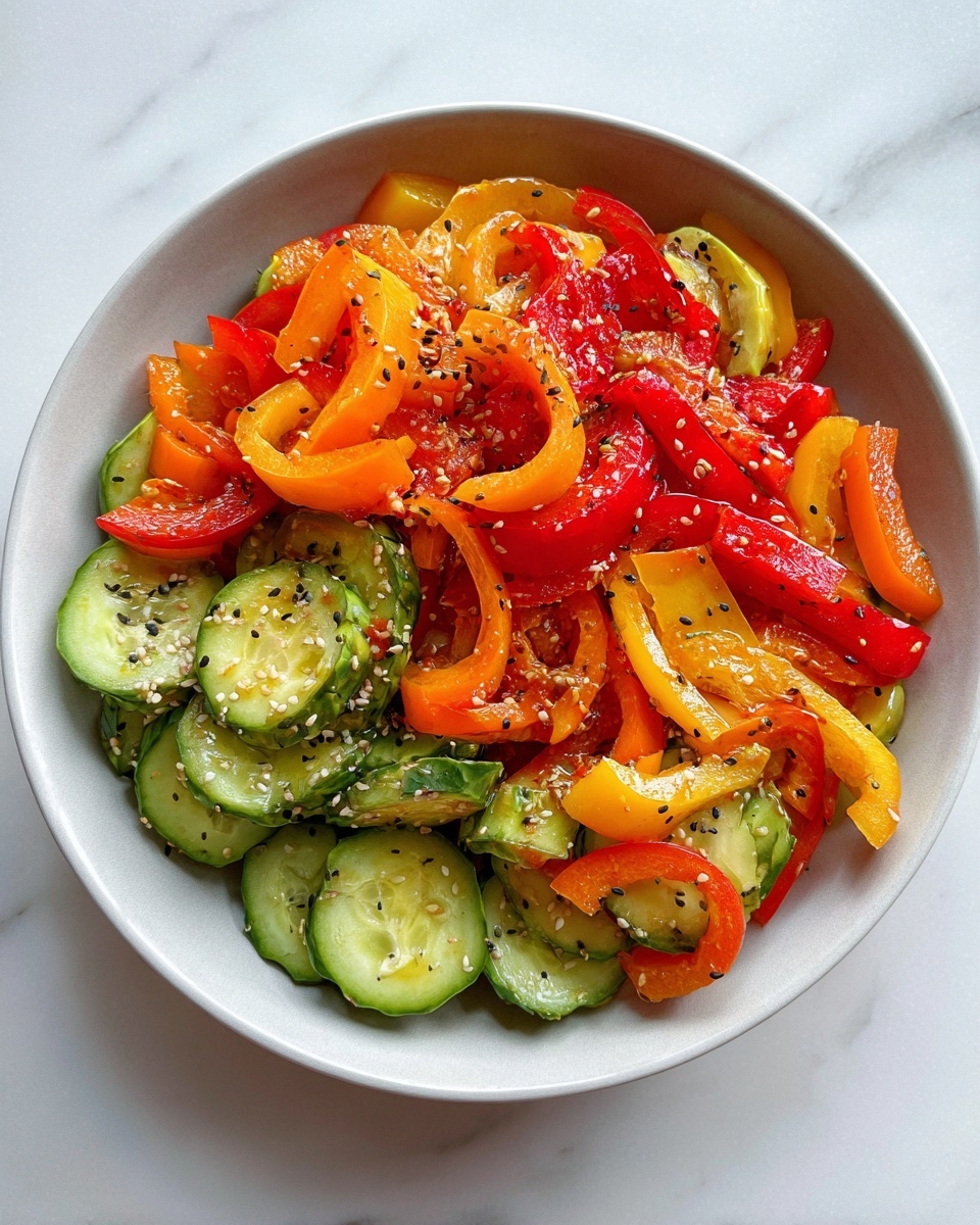 Viral Cucumber and Sweet Pepper Salad Recipe