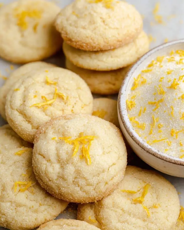 Soft & Chewy Lemon Cookies Recipe