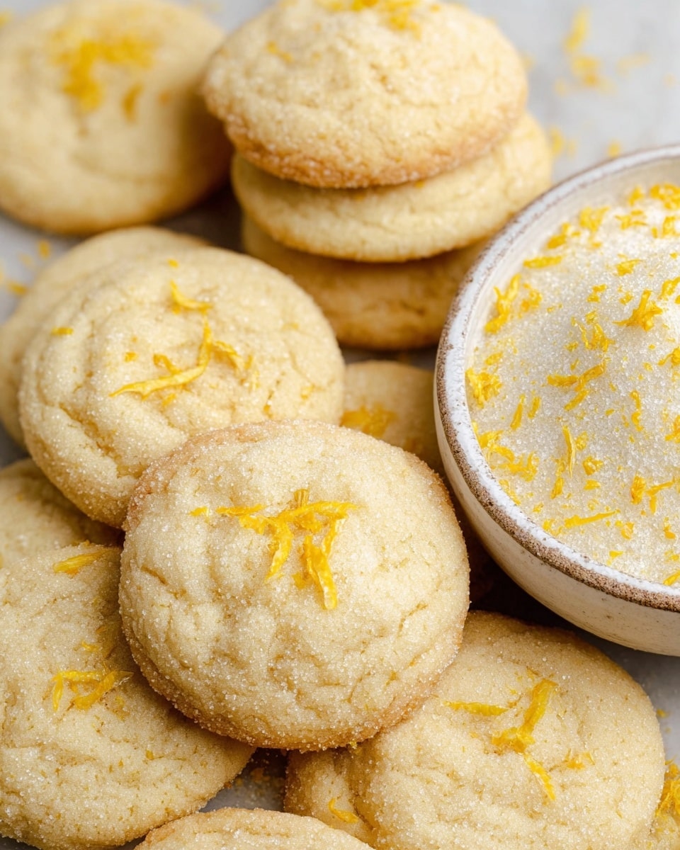 Soft & Chewy Lemon Cookies Recipe