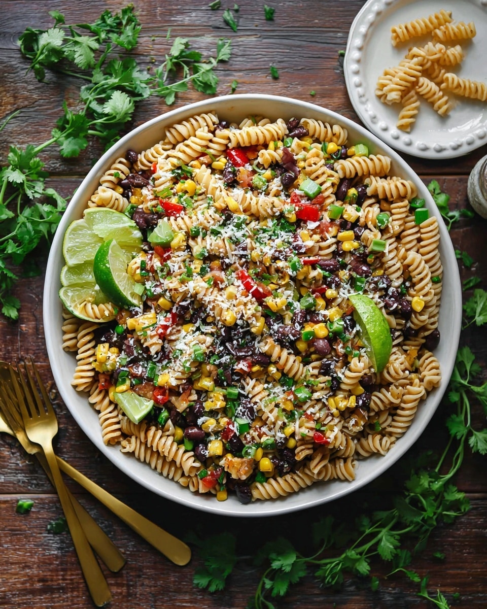 Mexican Street Corn Pasta Salad Recipe