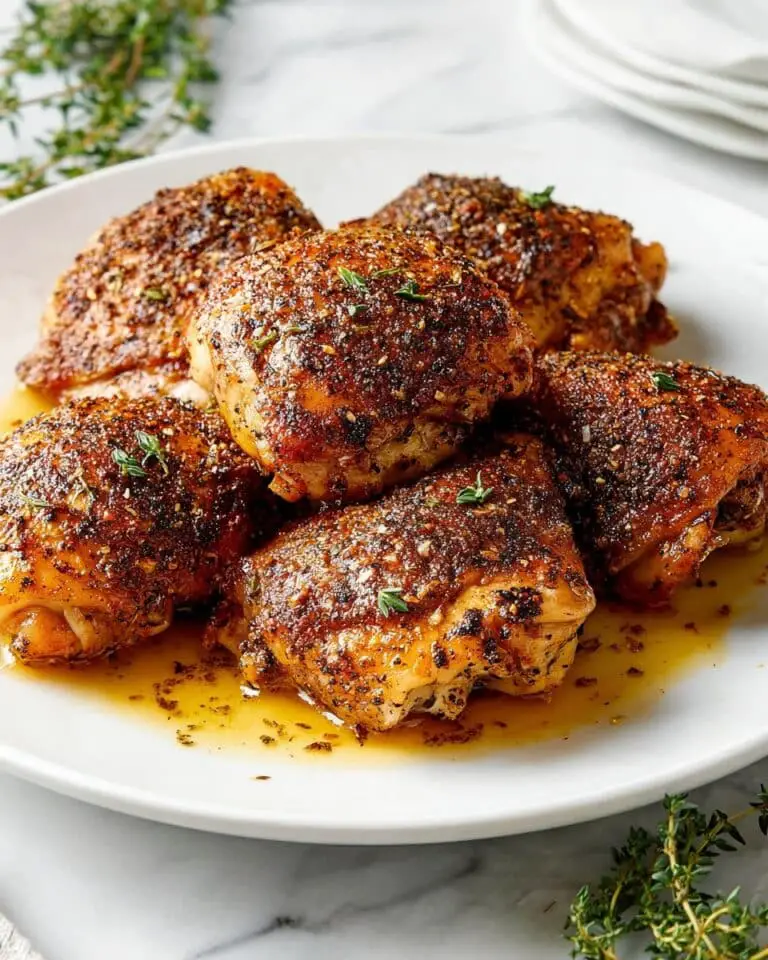 Crispy Baked Chicken Thighs Recipe