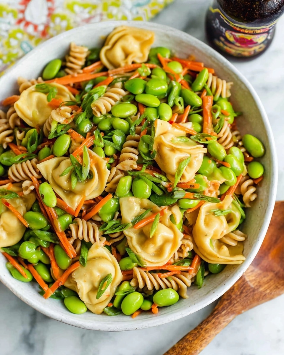 Potsticker Pasta Salad Recipe
