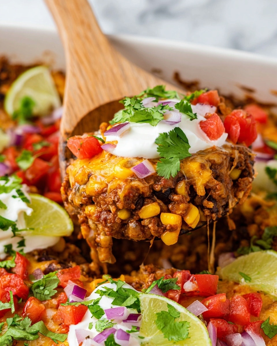 Crockpot Taco Casserole Recipe