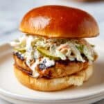 Chicken Teriyaki Burgers with Slaw Recipe