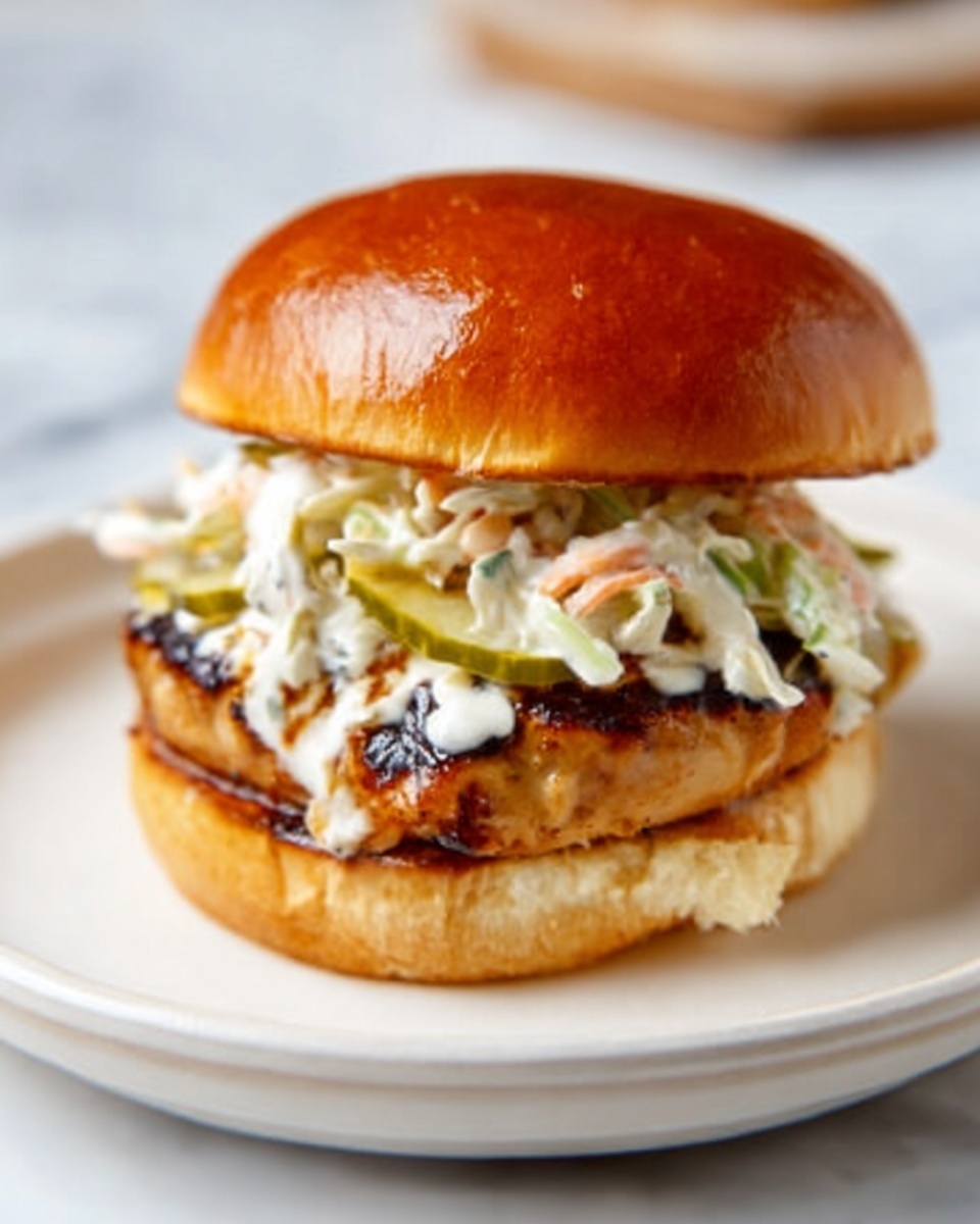 Chicken Teriyaki Burgers with Slaw Recipe