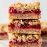 Strawberry Rhubarb Crumb Bars Recipe