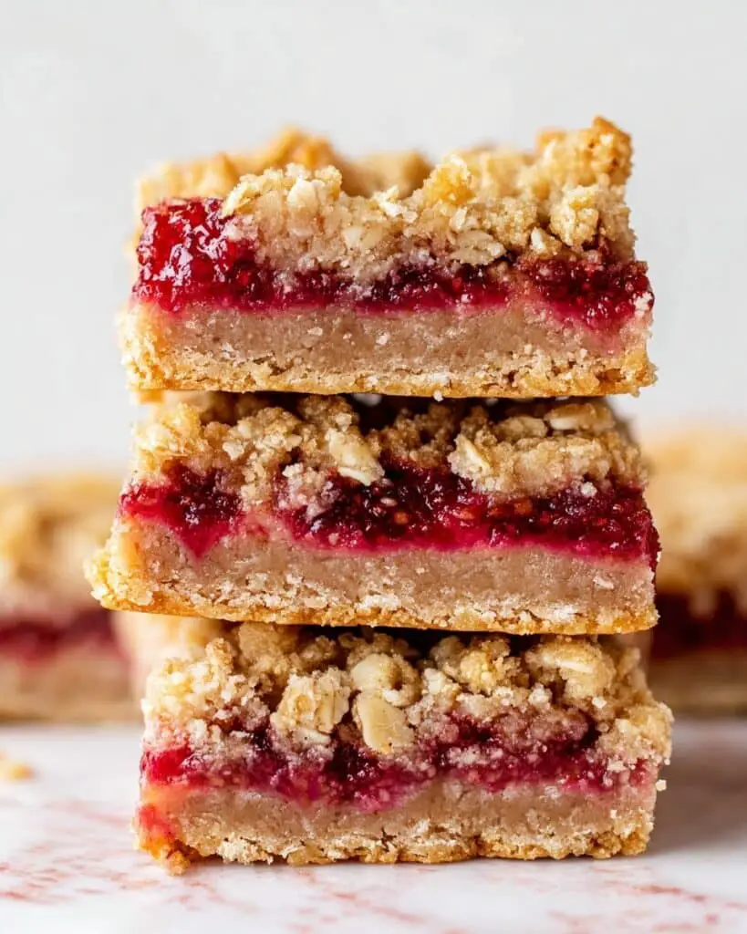 Strawberry Rhubarb Crumb Bars Recipe