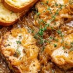 French Onion Chicken with Cheesy Toast Recipe