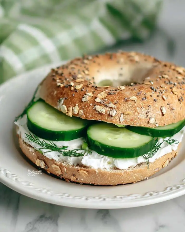 Cucumber Sandwich Bagel Recipe