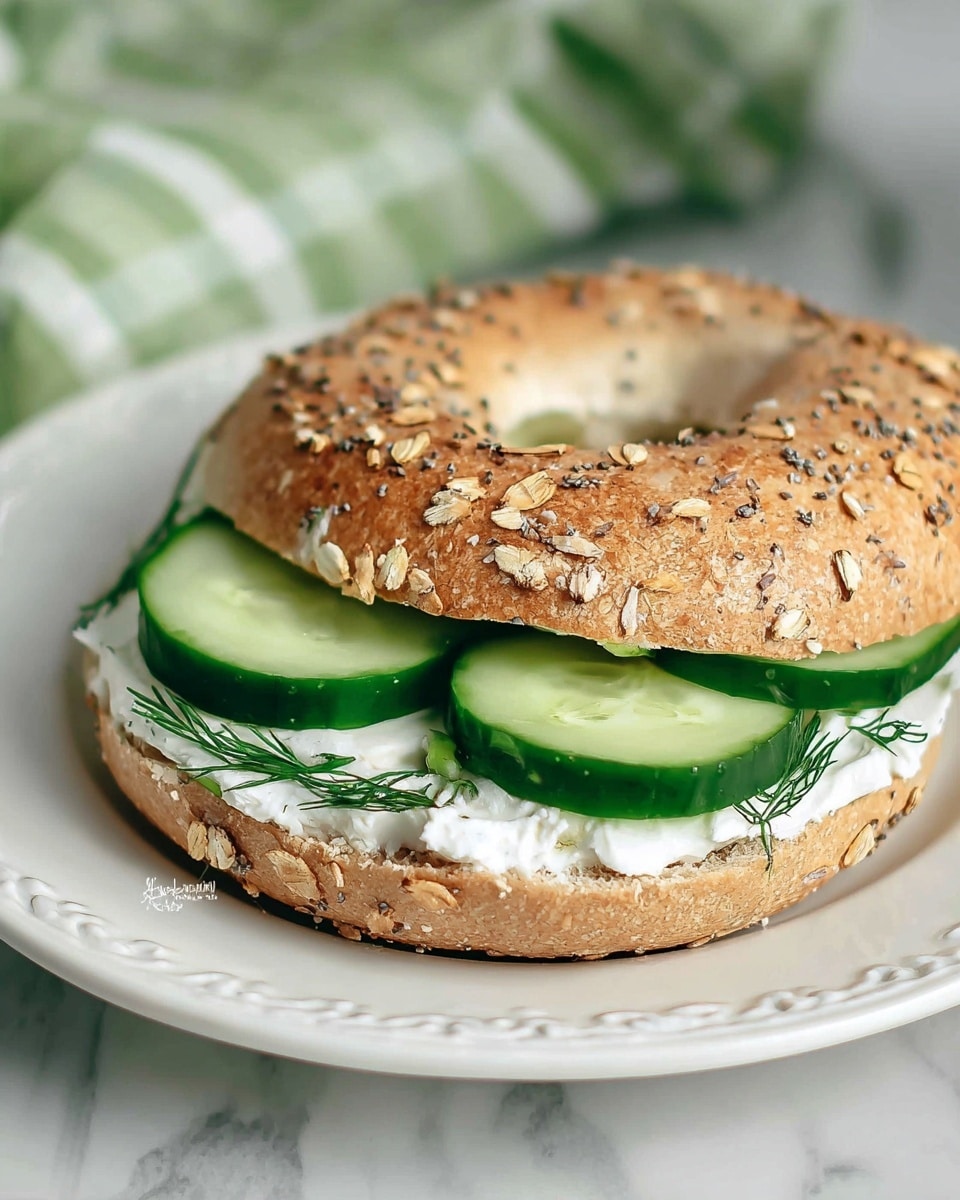 Cucumber Sandwich Bagel Recipe