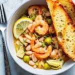 Lemony Shrimp and White Bean Stew Recipe