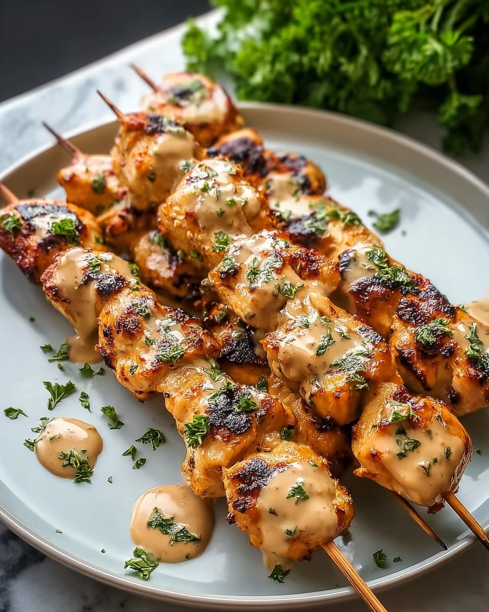 Bang Bang Chicken Skewers Recipe