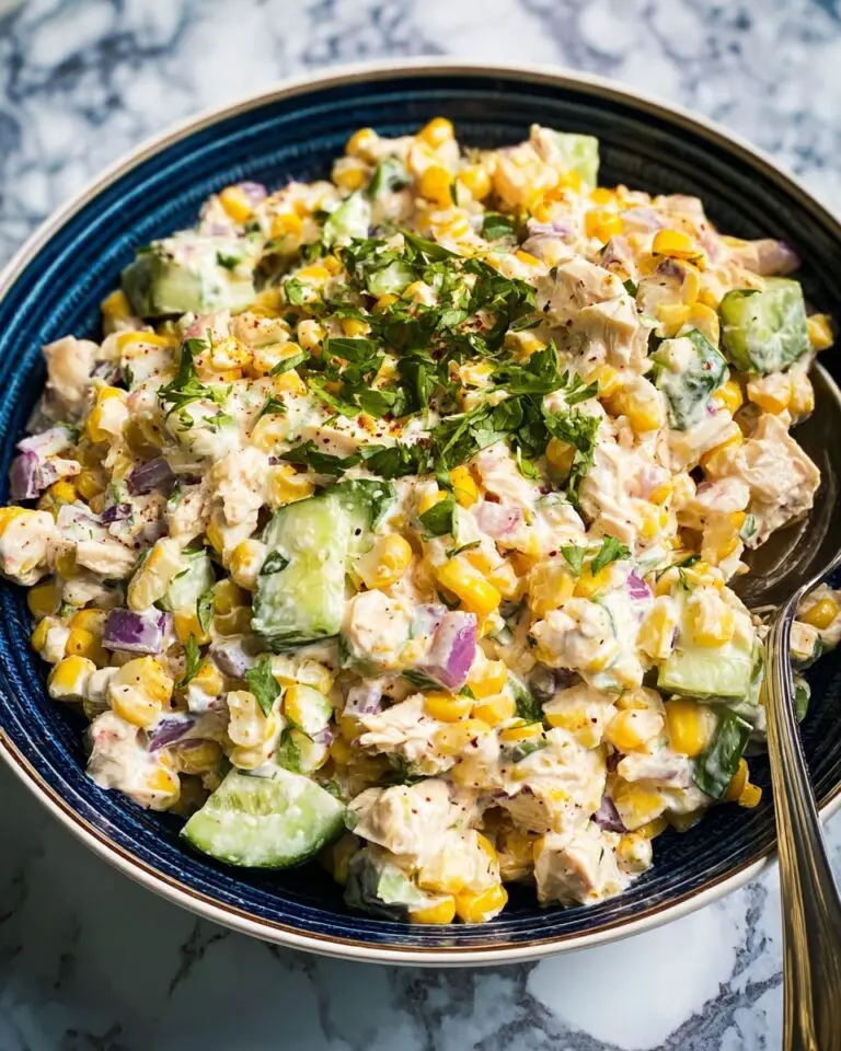 Creamy Chicken Corn Salad Recipe