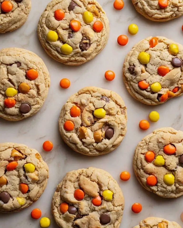 Reese’s Pieces Peanut Butter Cookies Recipe