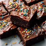 Lunch Lady Brownies with Classic Chocolate Frosting Recipe