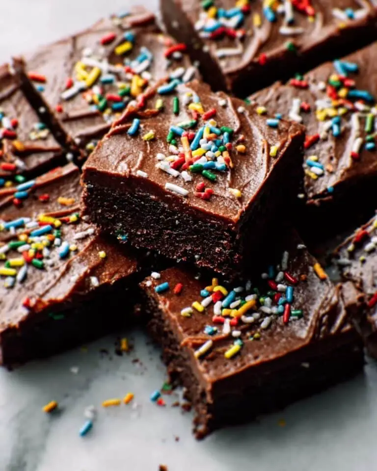Lunch Lady Brownies with Classic Chocolate Frosting Recipe