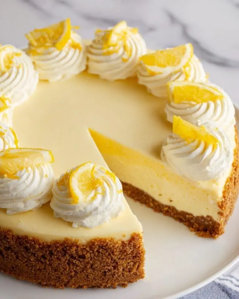 Real Deal No Bake Lemon Cheesecake Recipe
