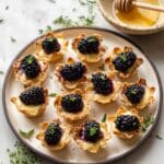 Brie Phyllo Cups with Blackberry and Thyme Recipe