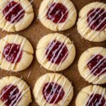 Raspberry Almond Thumbprint Cookies Recipe