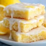 Best Lemon Brownies Recipe (With Lemony Glaze) Recipe