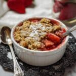Single Serve Strawberry Crisp Crumble Recipe