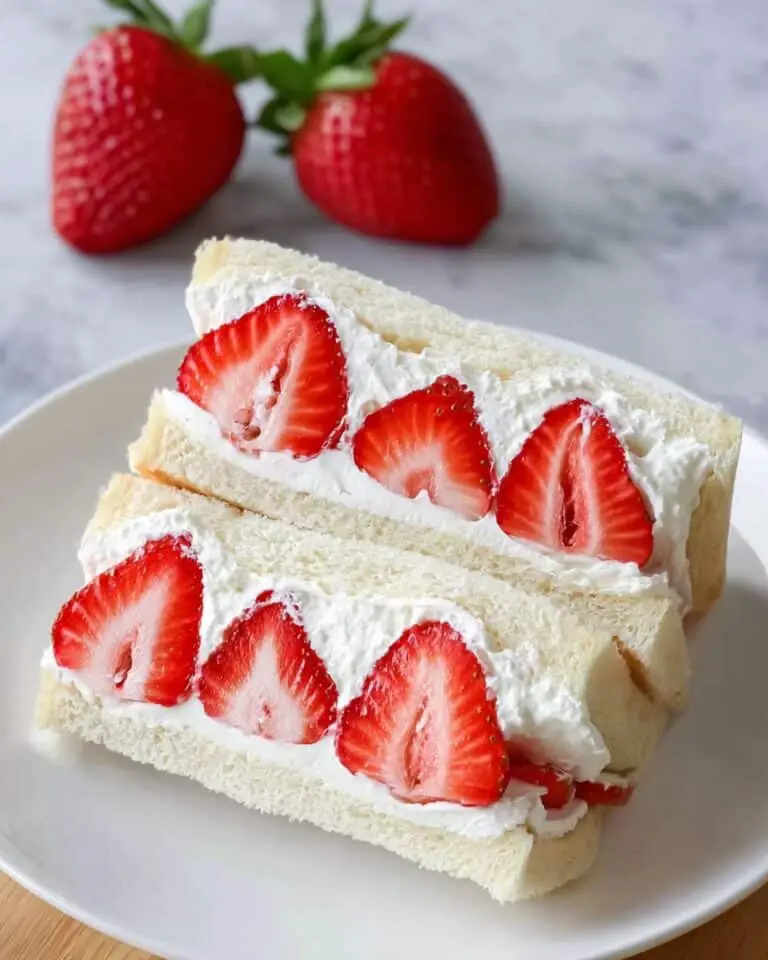 4-Ingredient Strawberry Sando Recipe