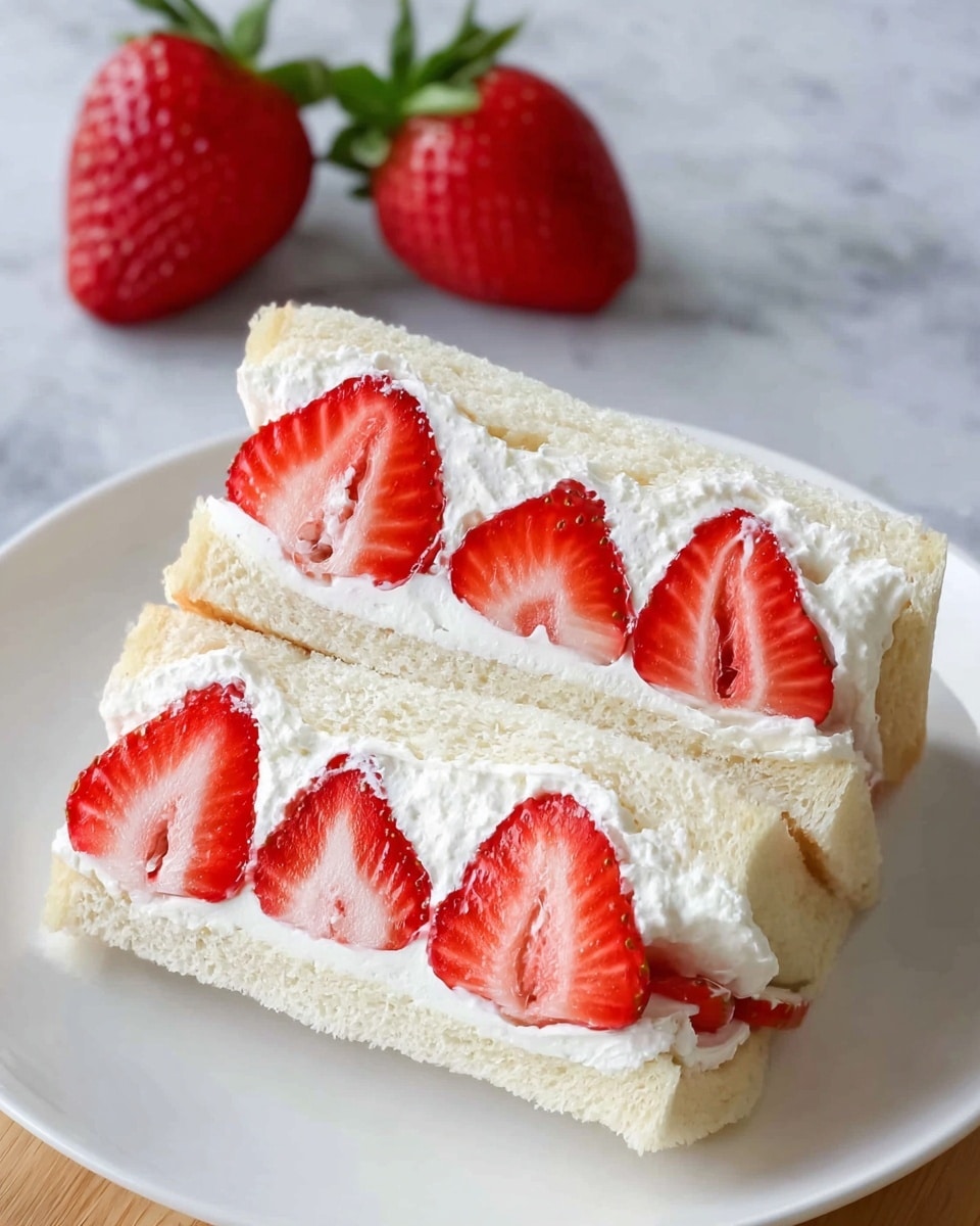 4-Ingredient Strawberry Sando Recipe