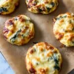 Sun-Dried Tomato & Spinach Egg Biscuits (Keto + Gluten-Free!) Recipe