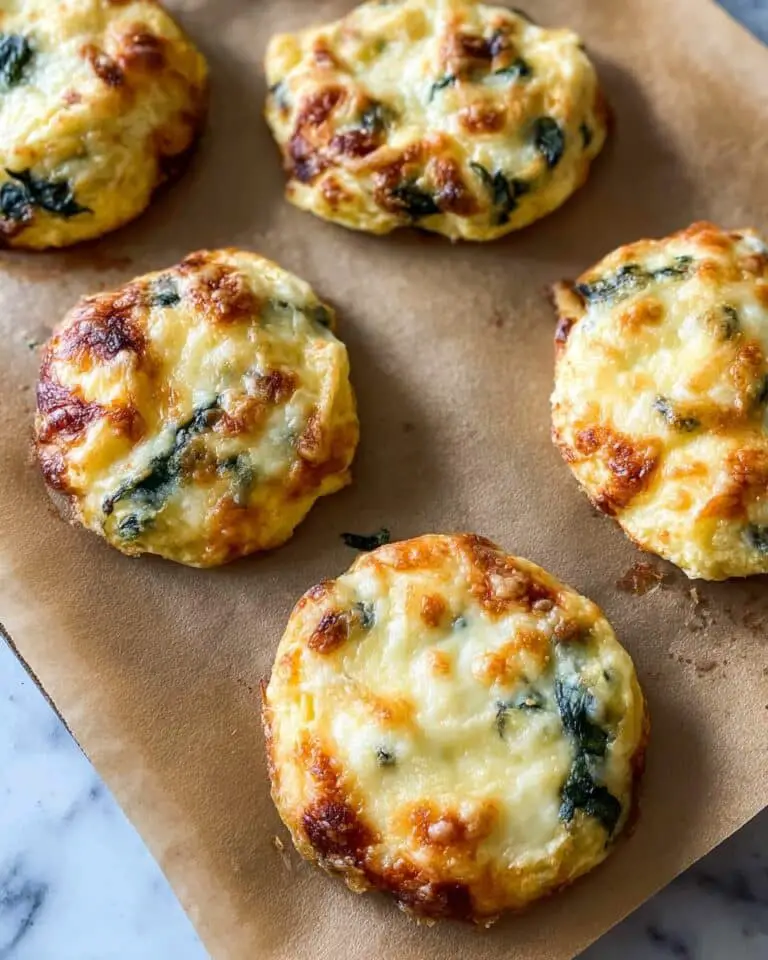 Sun-Dried Tomato & Spinach Egg Biscuits (Keto + Gluten-Free!) Recipe